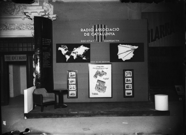 1935. Estand de RAC a la Fira de Mostres de Barcelona. Fons Brangulí /Arxiu Nacional de Catalunya