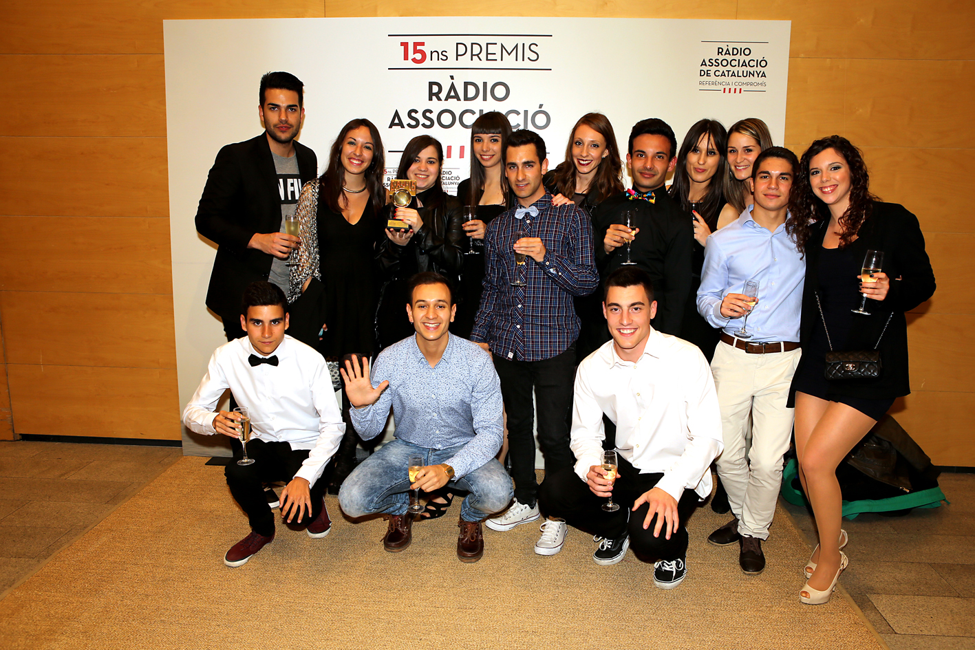L'equip d'"El Pis d'Estudiants", Premi Millor Programa de Ràdio Local.